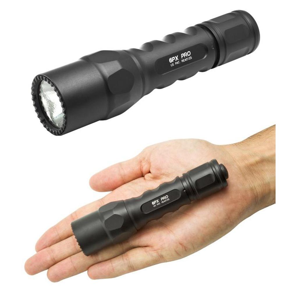 6PX PRO FLASHLGHT 320 LUMENS BLK