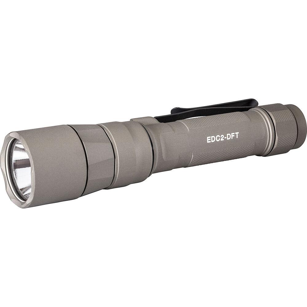 EVERYDAY CARRY LIGHT  DUAL-FUEL TURBO  18650/123  HARD ANODIZED  TAN