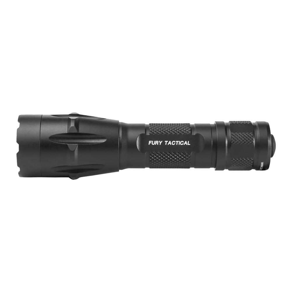 FURY DUAL FUEL TACTICAL 1500 LU WH LED ALUM BLK TYPE 3 ANO CLICK SWITCH