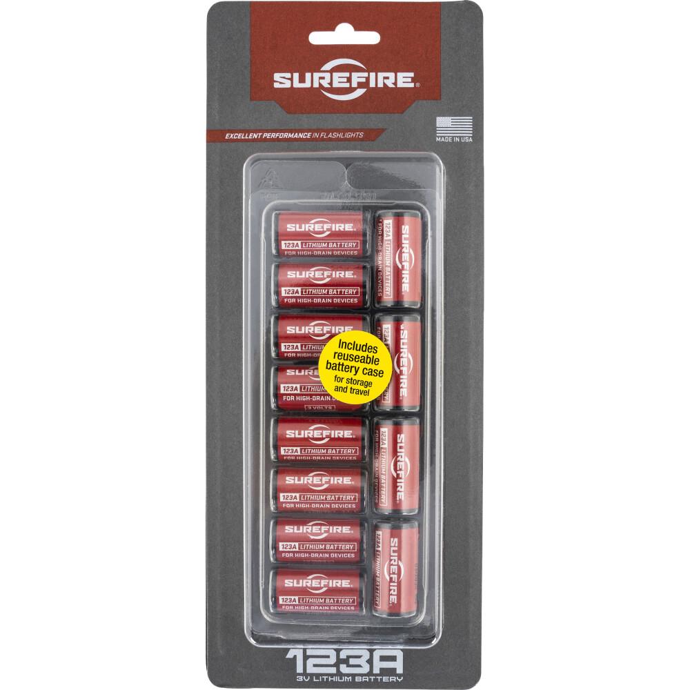 Surefire 12 SF123A Batteries, Clamshell Package
