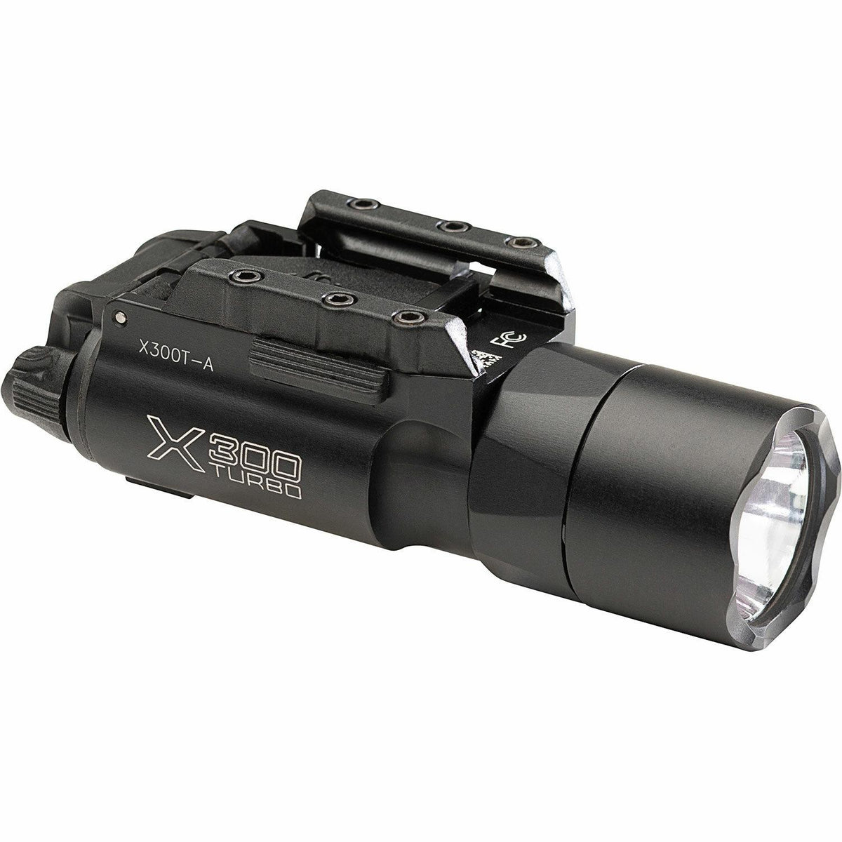 X300 TURBO WEAPON LIGHT  6V  UNI/PIC LEVER-LATCH MOUNT  BLK  PUSH/TOGGLE