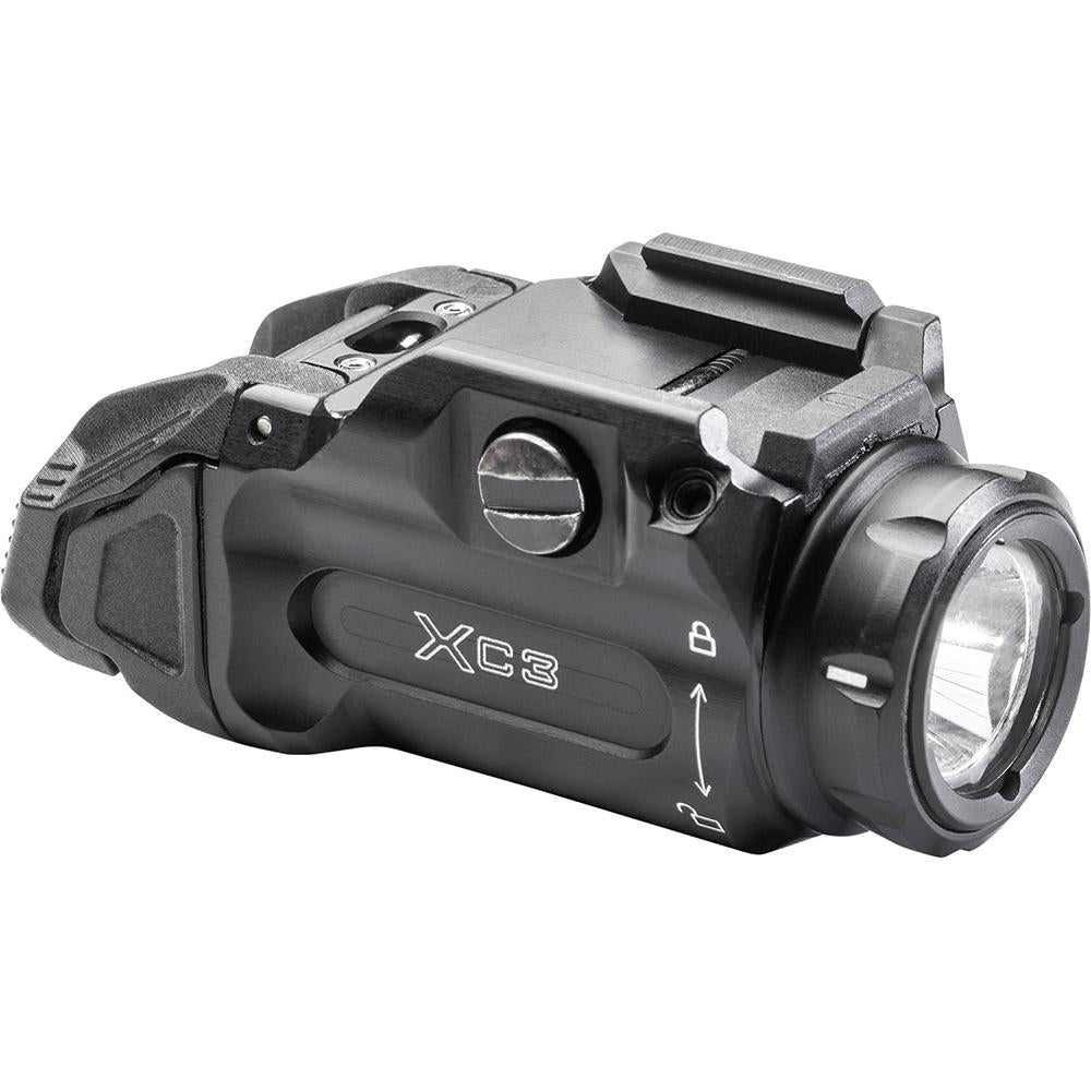 SUREFIRE XC3 COMPACT WEAPON LIGHT, 3V, UNIV SCREW RAIL MOUNT, BLK