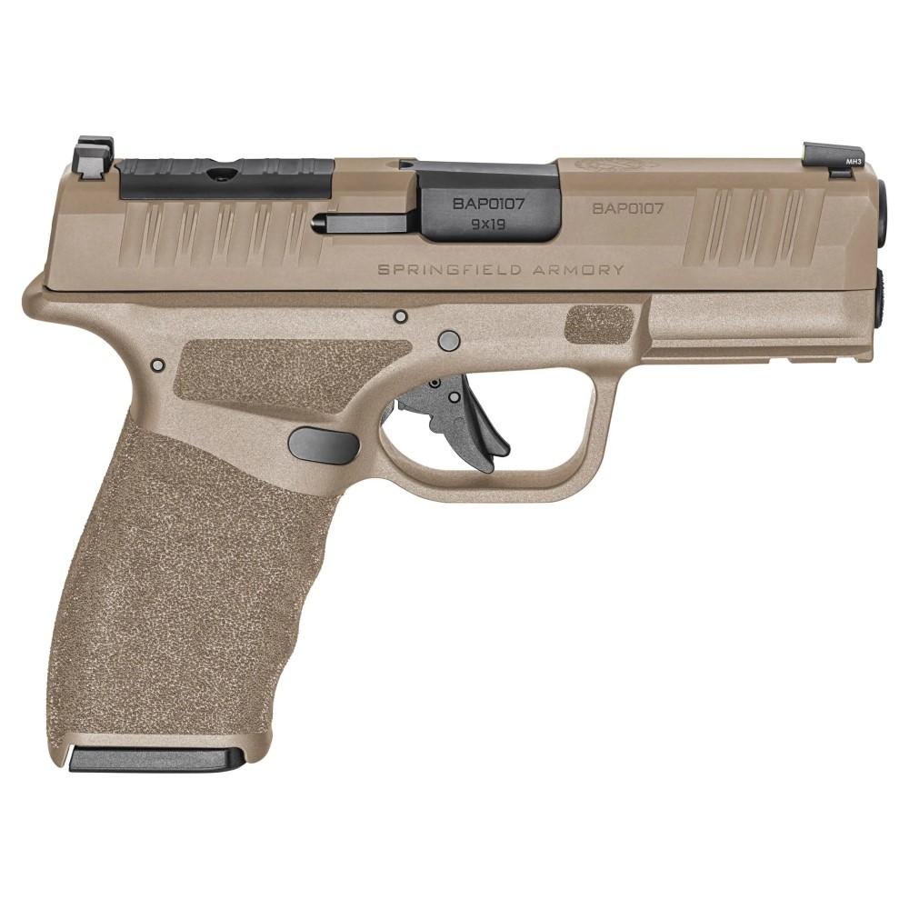 Springfield Hellcat Pro OSP Desert FDE 9mm Handgun; 15-Round