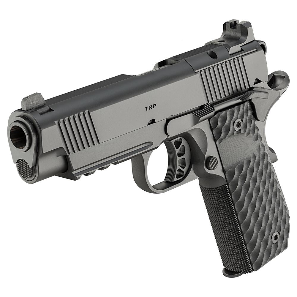 SPRINGFIELD 1911 45 ACP 4.25'' TRP AOS W/CARRY CUT&LIGHT RAIL (3) 7 BLACK
