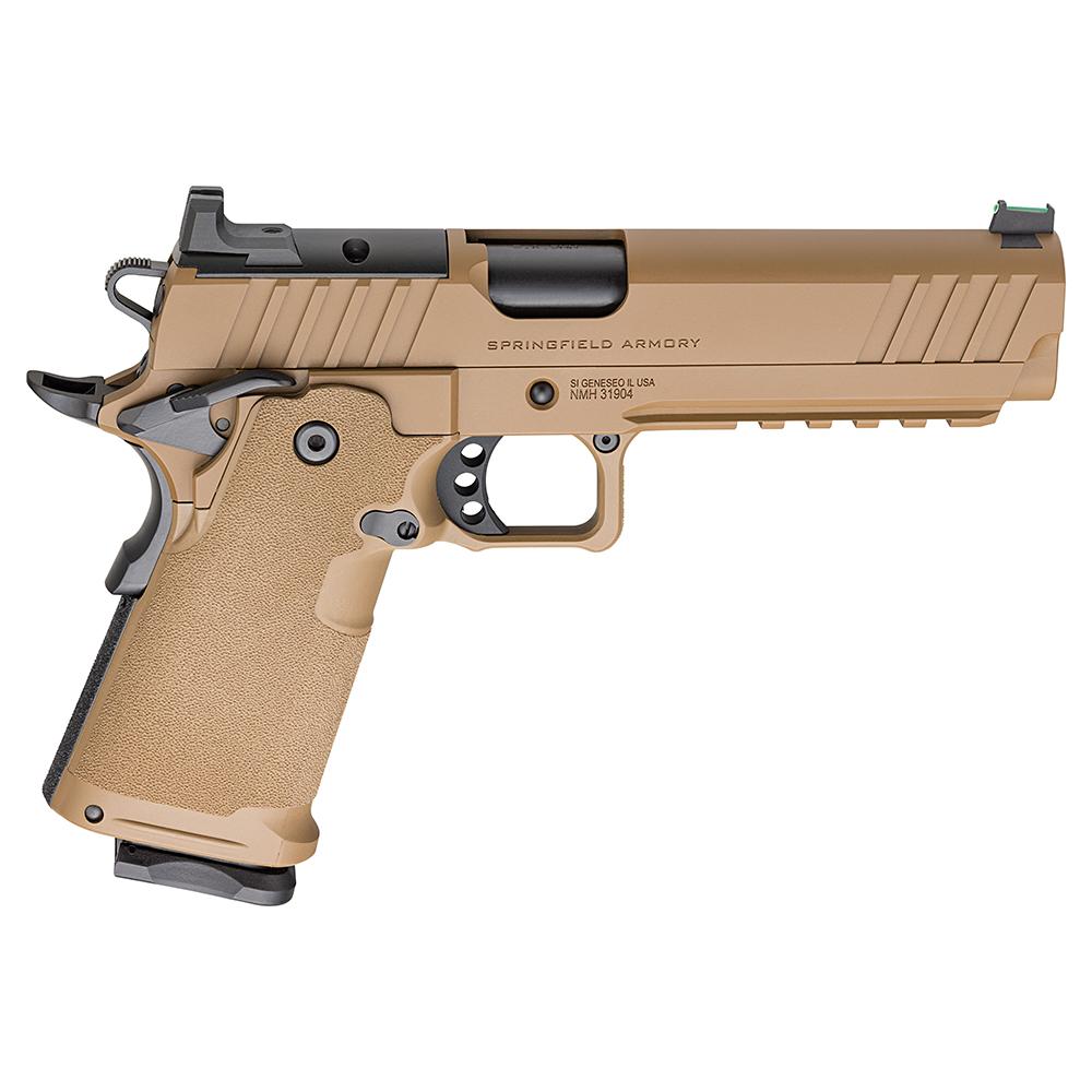 SPRINGFIELD 1911 DS PRODIGY AOS 9MM - COYOTE BROWN LC (2) 10RND MAGS