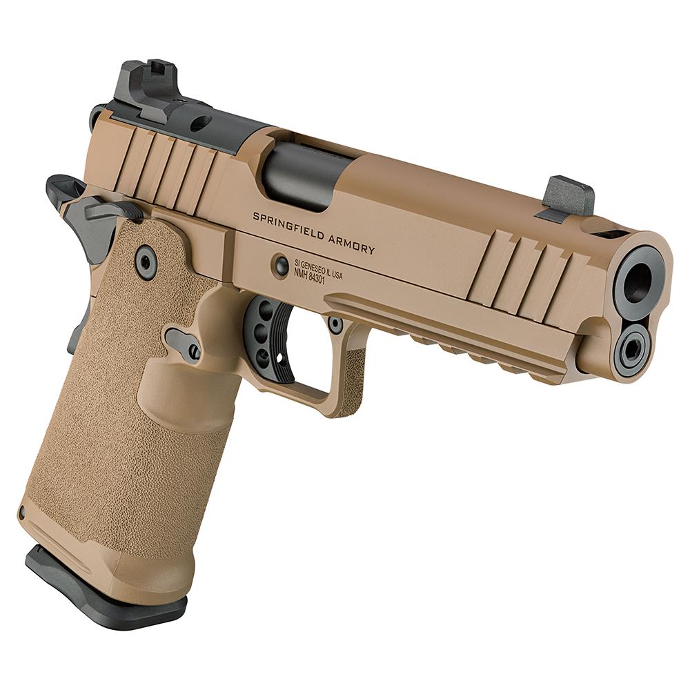 Springfield 1911 DS Prodigy Comp Pistol 9mm 5'' (1)17 (1)20 Coyote Brown
