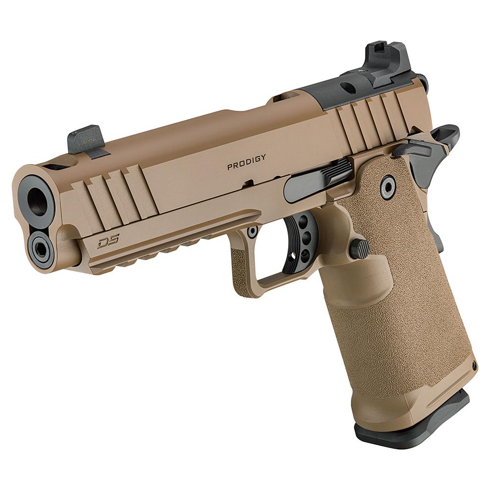 Springfield 1911 DS Prodigy Comp Pistol 9mm 5'' (1)17 (1)20 Coyote Brown