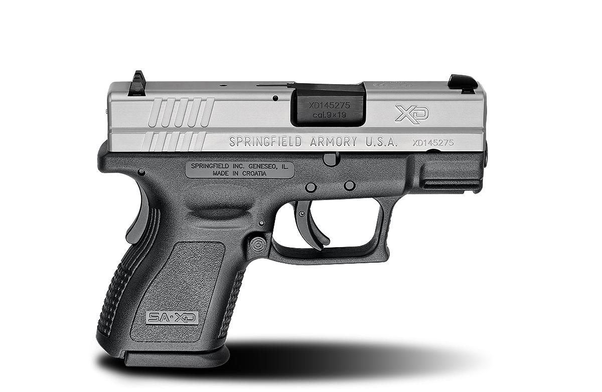 9MM SUB-COMPACT 3IN SS 10RD 2 MAGS CA
