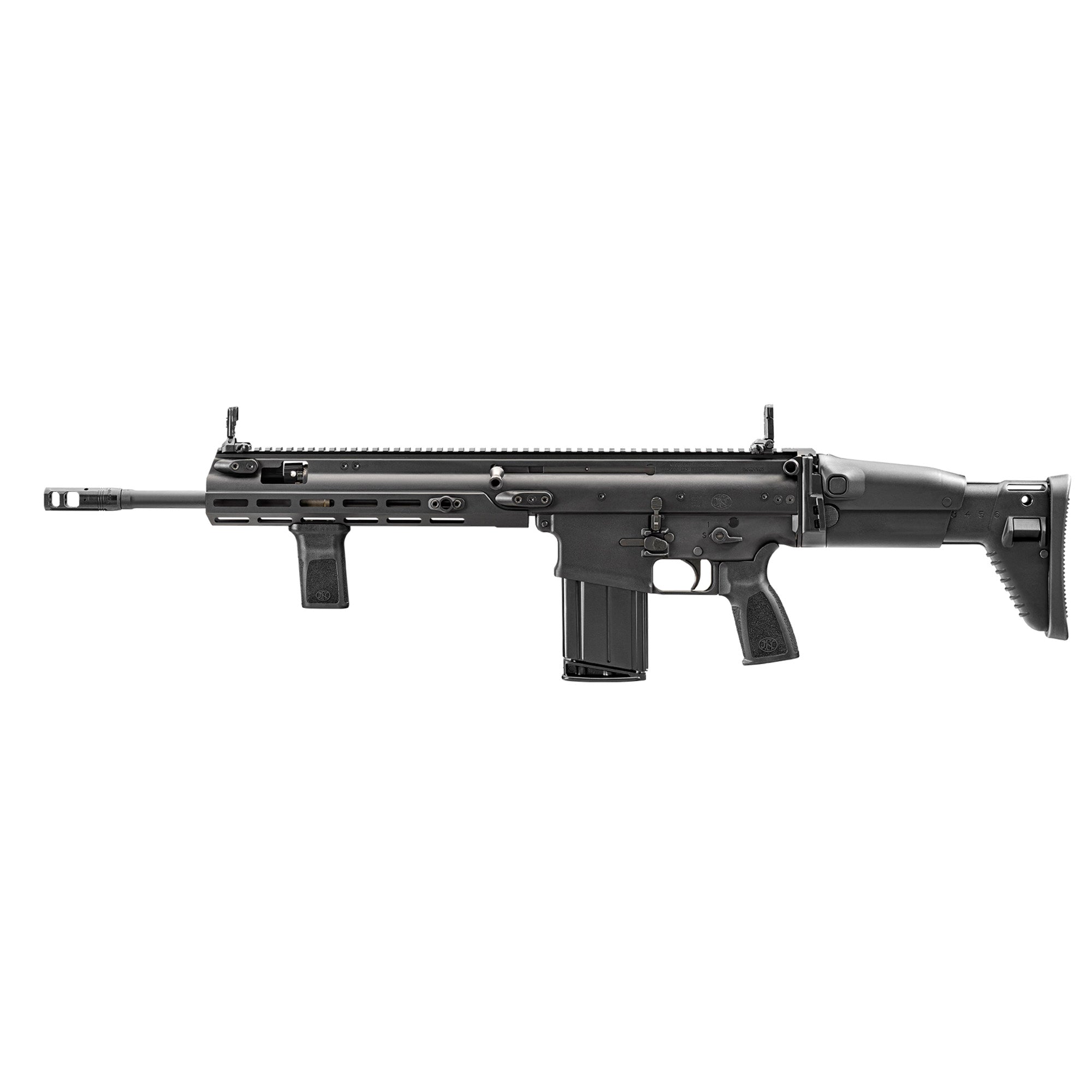 FN America SCAR 17S, Semi-automatic Rifle, 308 Winchester/7.62 NATO, 16.25" Barrel, Black
