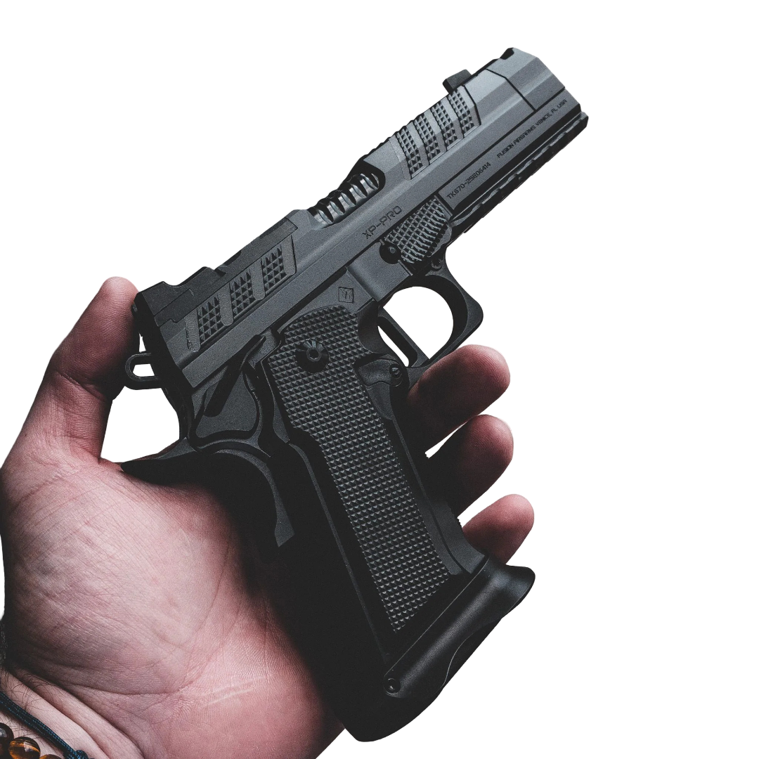 Fusion XP Comp 9mm 4.6in BBL 17RDS Ported Black Thumb Rest
