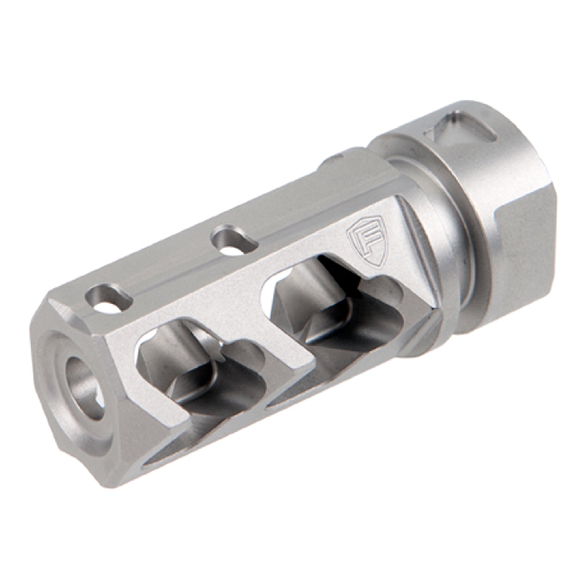 Fortis Manufacturing, Inc. Muzzle Brake, 5.56MM, Stainless Finish