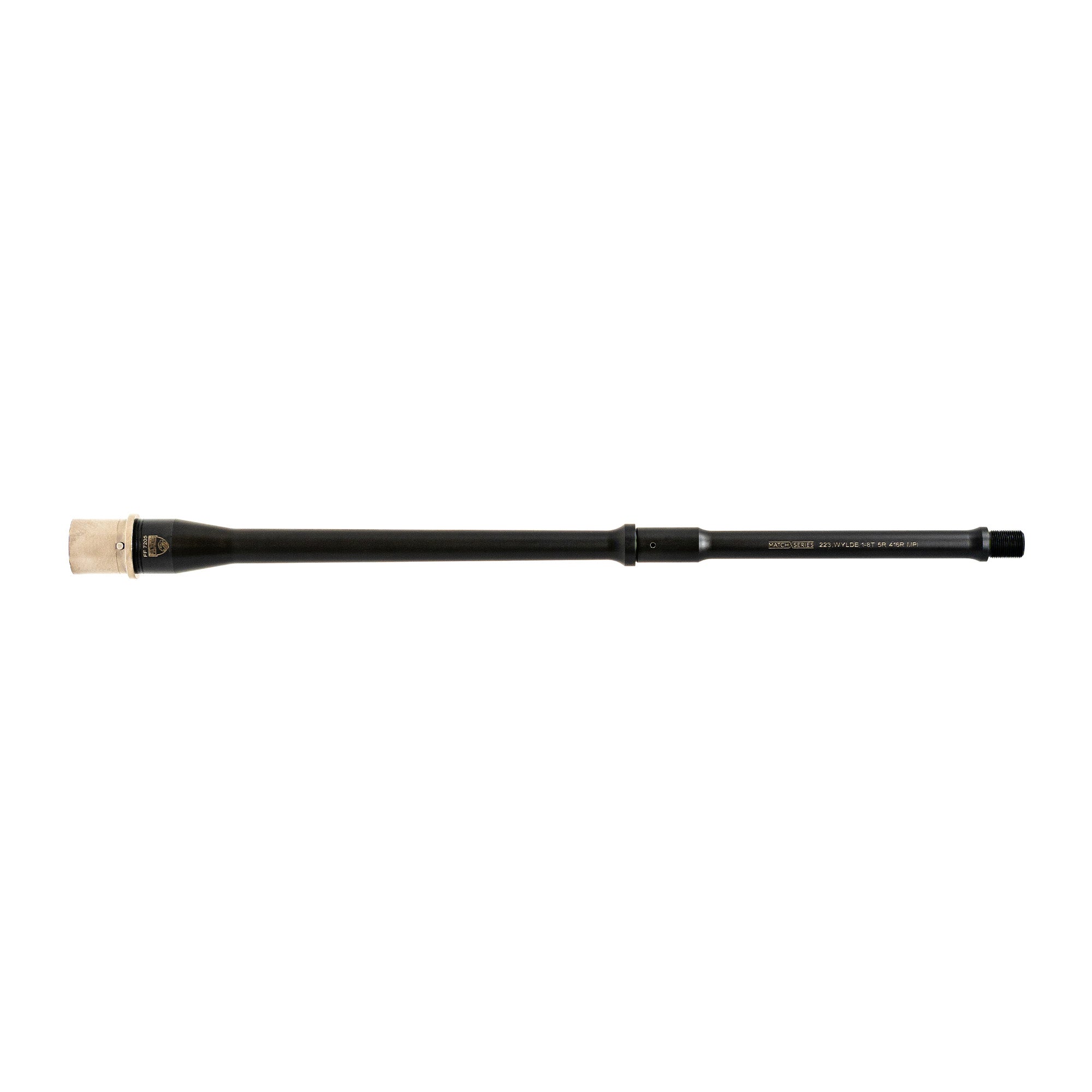 Faxon Firearms Match Series, Pencil Profile, Button Rifled, 223 Wylde, 16" Threaded Barrel
