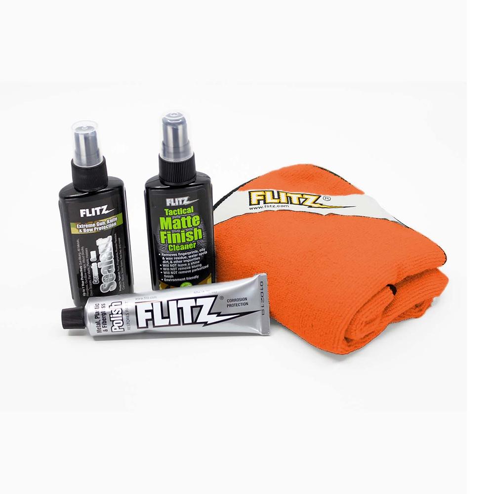 Flitz Tactical Gun & Knife Care Kit Clamshell