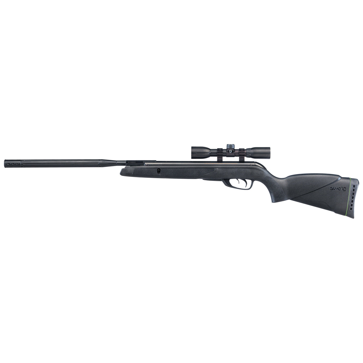 Gamo USA Wildcat Whisper, 22 Pellet, Black Finish, Synthetic Stock