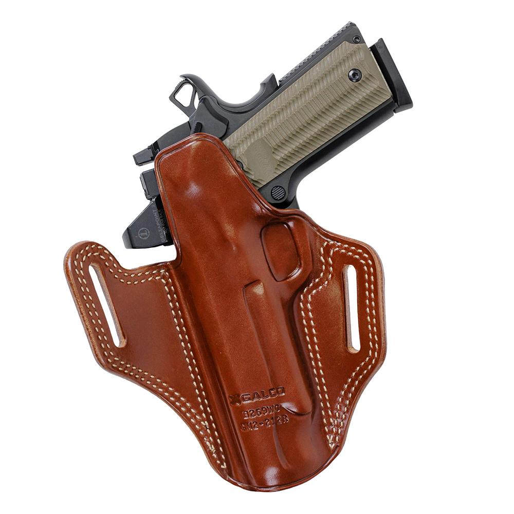 COMBAT MASTER 2.0 BELT HOLSTER GLOCK 43/43x w/wo red dot - TAN - RH