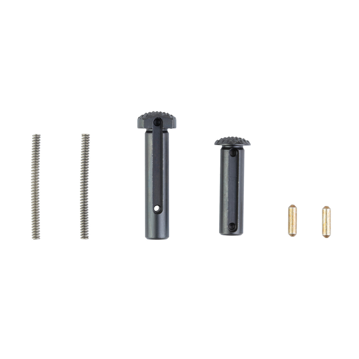 Geissele Automatics Ultra Duty Takedown Pins, Fits AR-15, Matte Finish, Black, Checkered