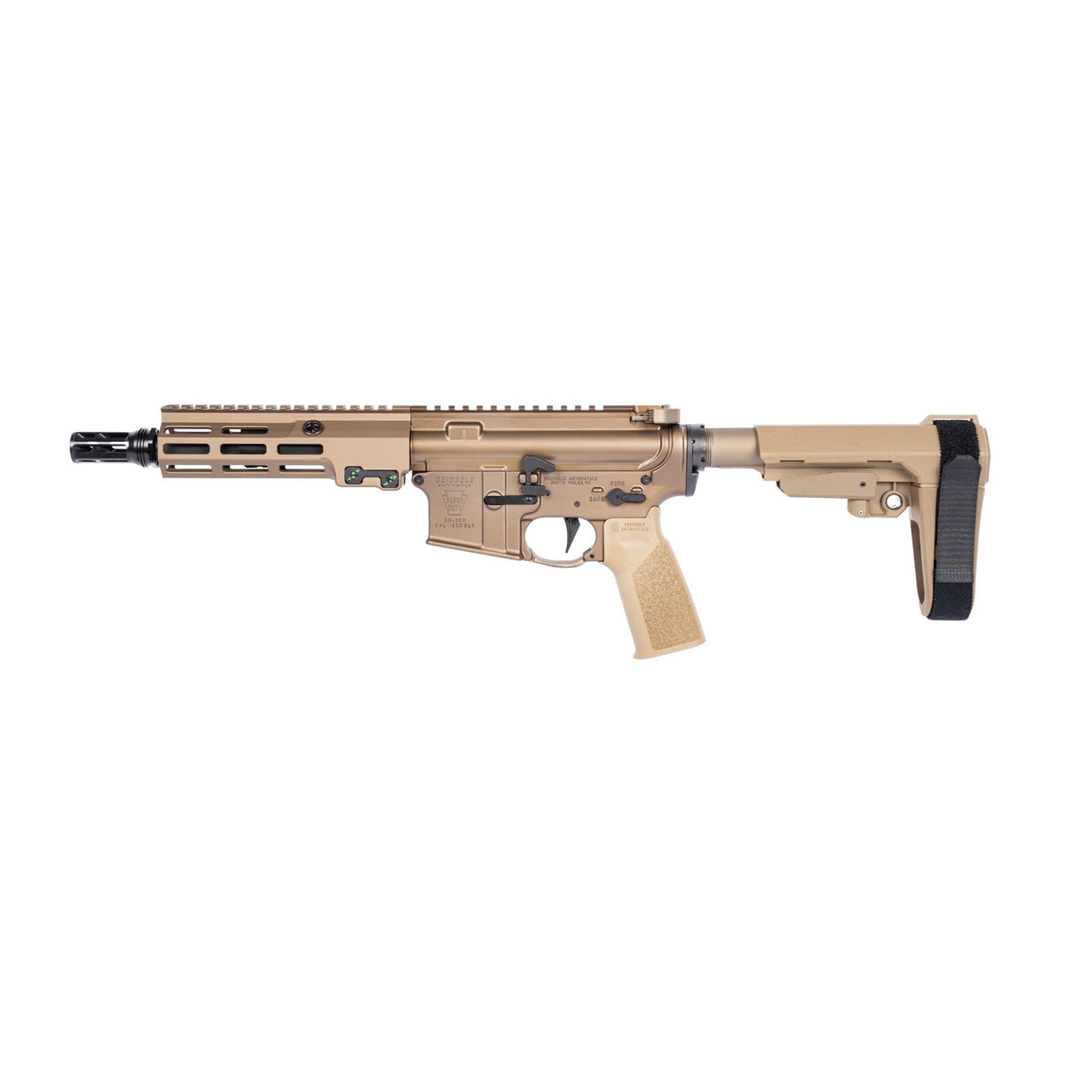 Geissele Automatics Super Duty MOD1, Semi-automatic, AR Pistol, 300 Blackout