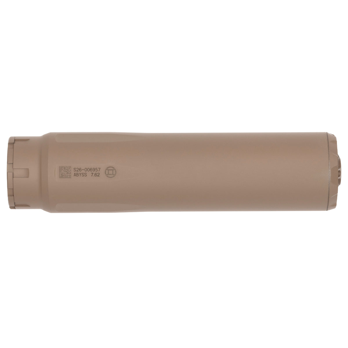 Gemtech ABYSS 7.62, Suppressor, 7.62MM, 6.8" Length, 1.64"Diameter