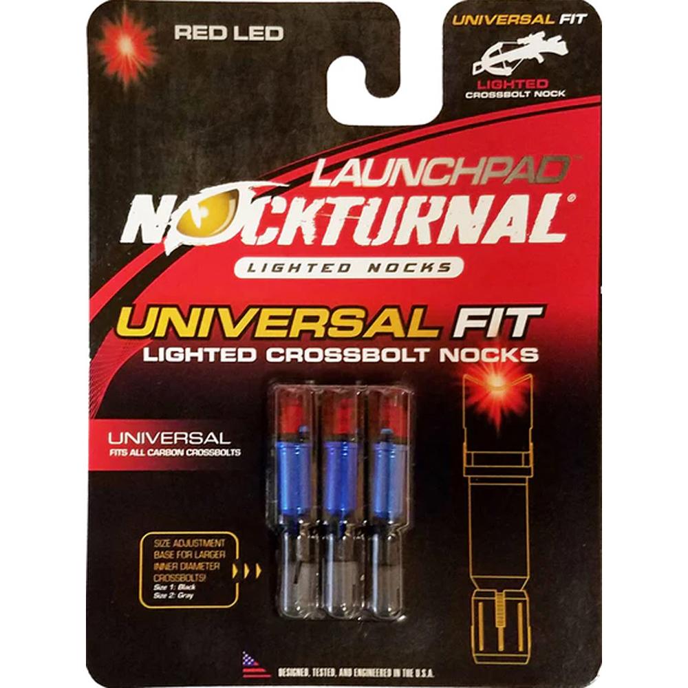 Nockturnal Launchpad Crossbow Nock - Red 3pk