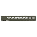 Grey Ghost Precision Handguard, MLOK, 15", Anodized Finish, Olive Drab Green
