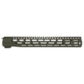 Grey Ghost Precision Handguard, MLOK, 15", Anodized Finish, Olive Drab Green