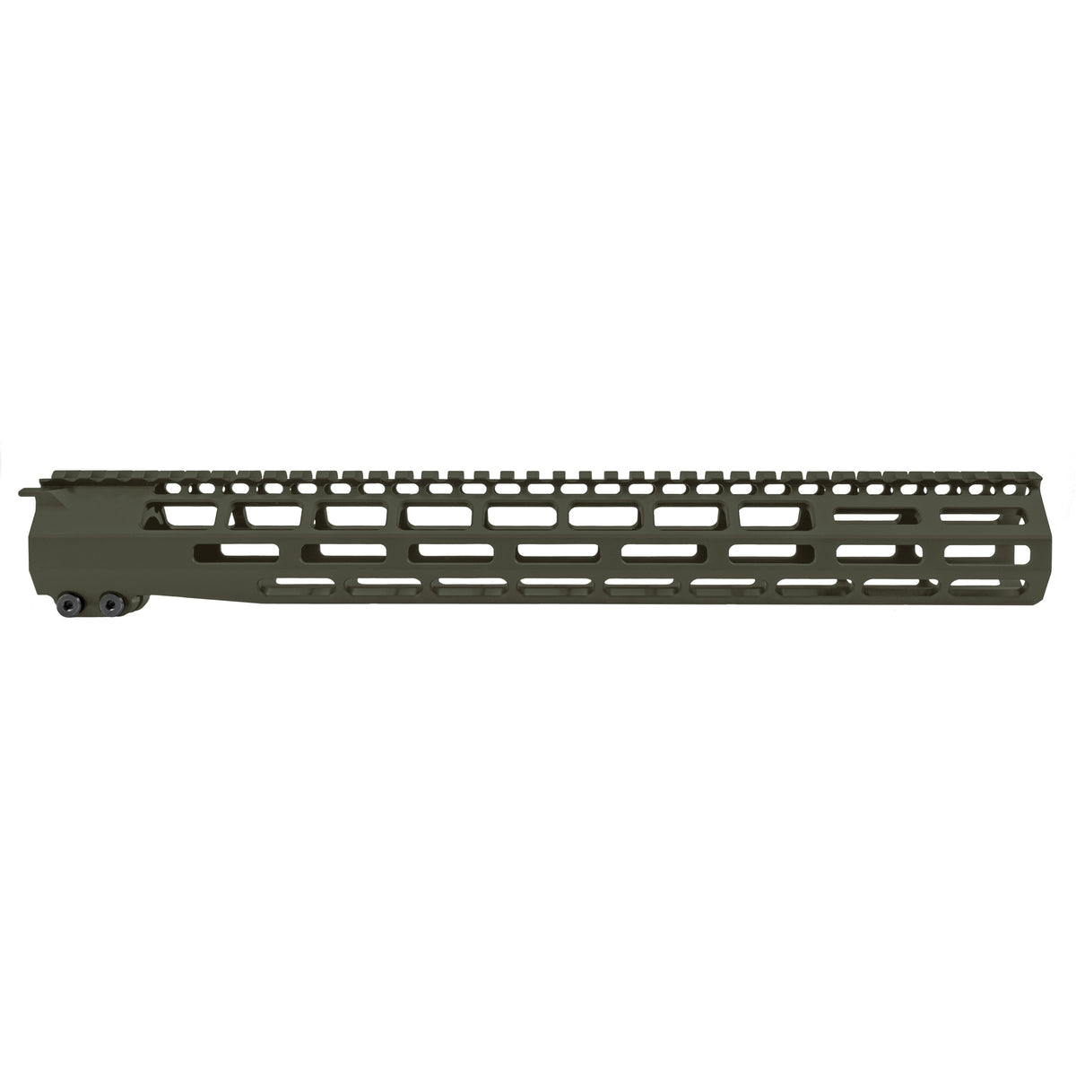 Grey Ghost Precision Handguard, MLOK, 15", Anodized Finish, Olive Drab Green