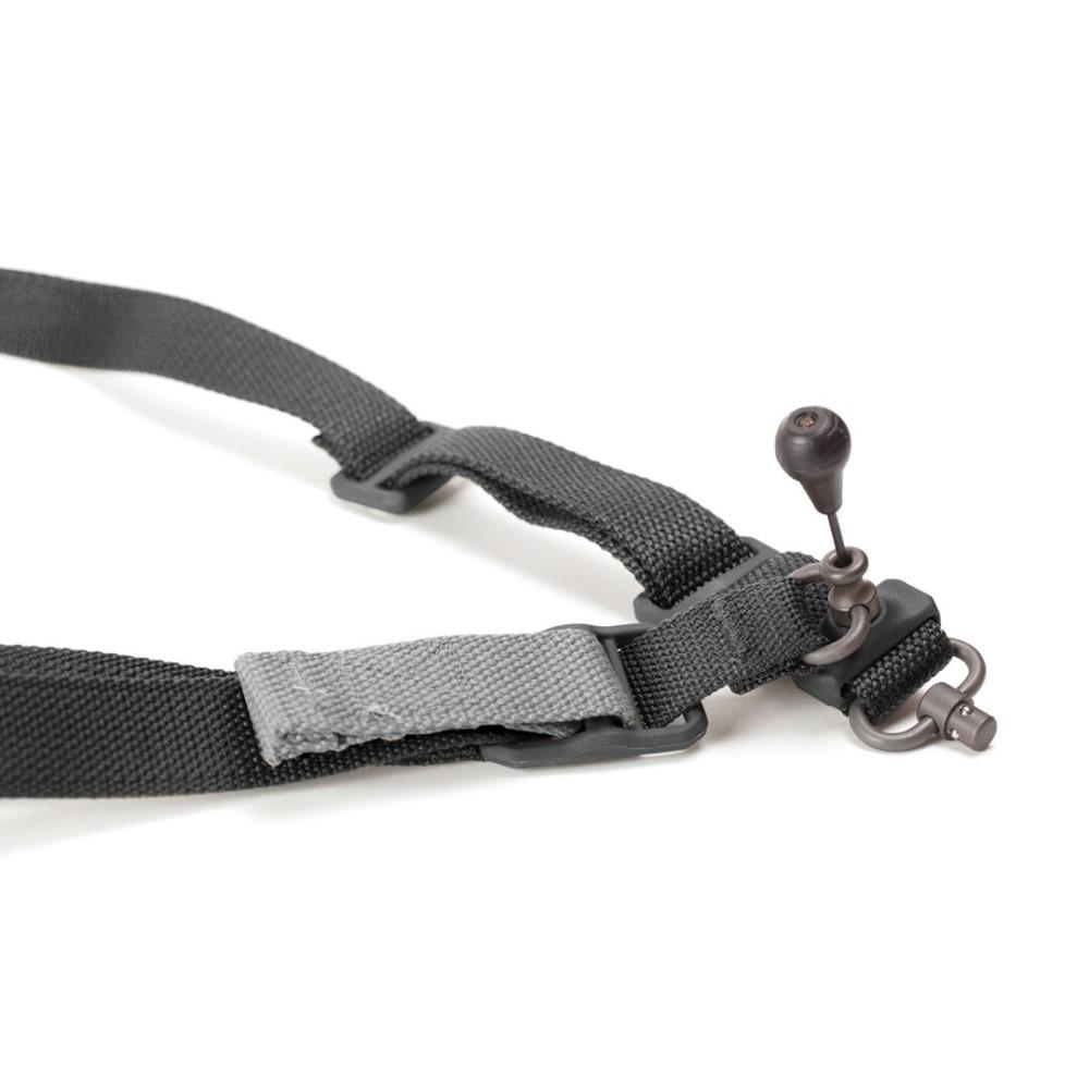 VICKERS PADDED 2-TO-1 SLING RED SWIVEL MOLDED ACETAL ADJUST & HARDWARE BLCK