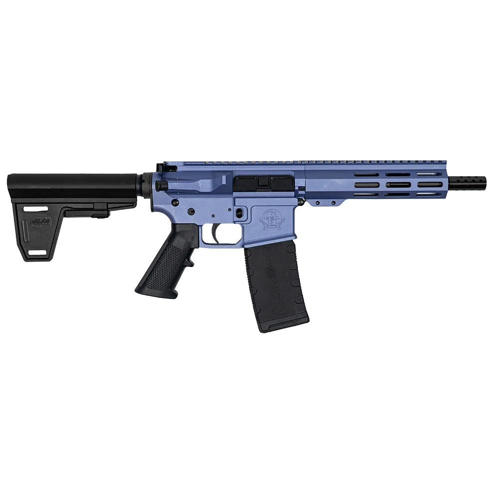 GLFA 223 Wylde Braced Pistol Wild Orchid, Blk 7.5 Barrel  1-30rd mag