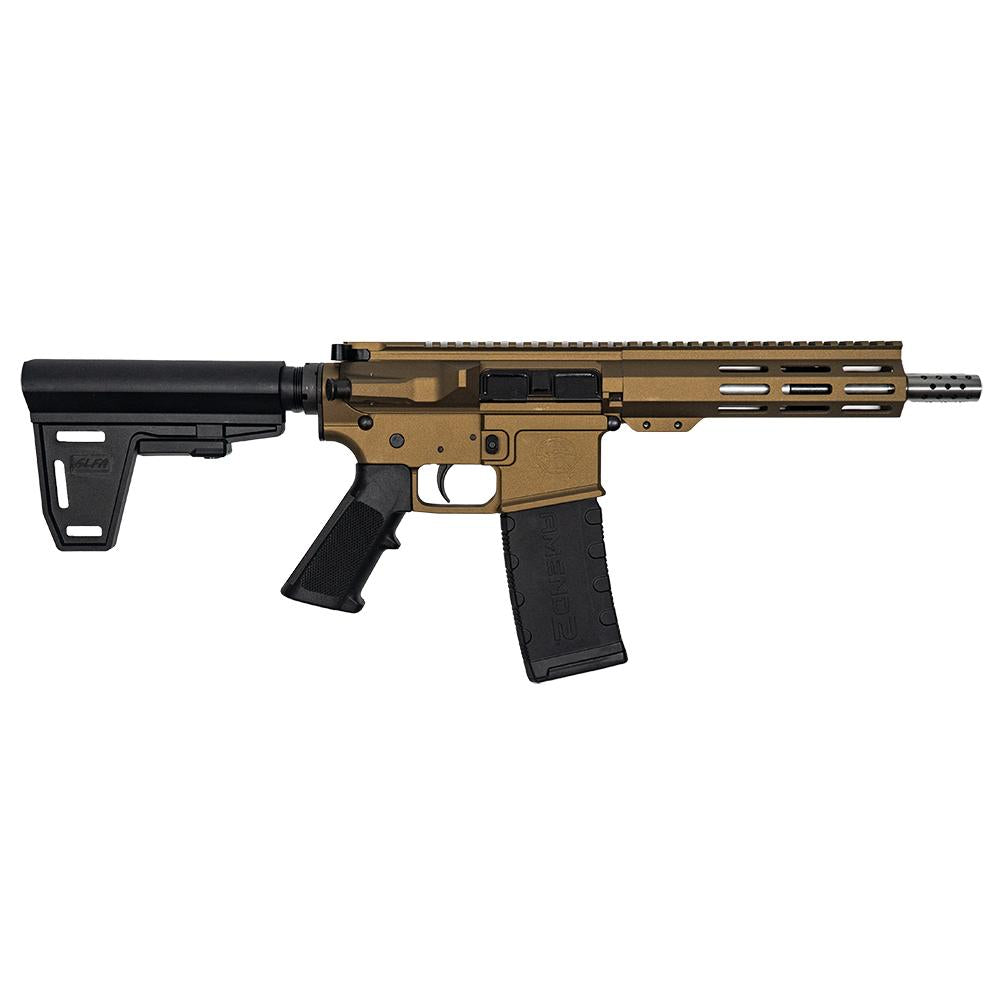GLFA 223 Wylde Braced Pistol Bronze, SS 7.5 Barrel 1-30rd mag