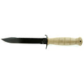 GLOCK OEM Field Knife, 6.5" Fixed Blade, Root Saw, Dark Earth, Polymer