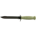 GLOCK OEM Field Knife, 6.5" Fixed Blade, Root Saw, Battlefield Green, Polymer