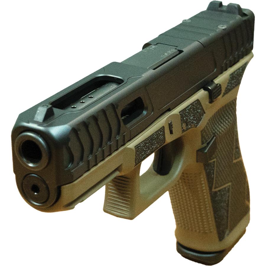 GLOCK 45 (V) 9MM FXD COMM 17RD Kavorka Cerakote - FDE