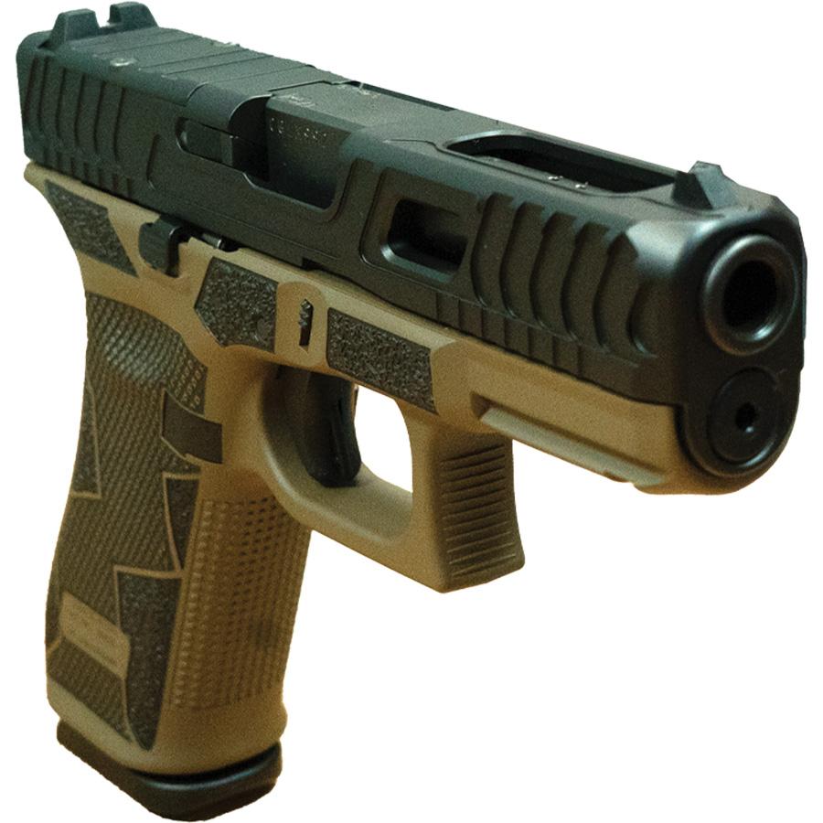 GLOCK 45 (V) 9MM FXD COMM 17RD Kavorka Cerakote - FDE