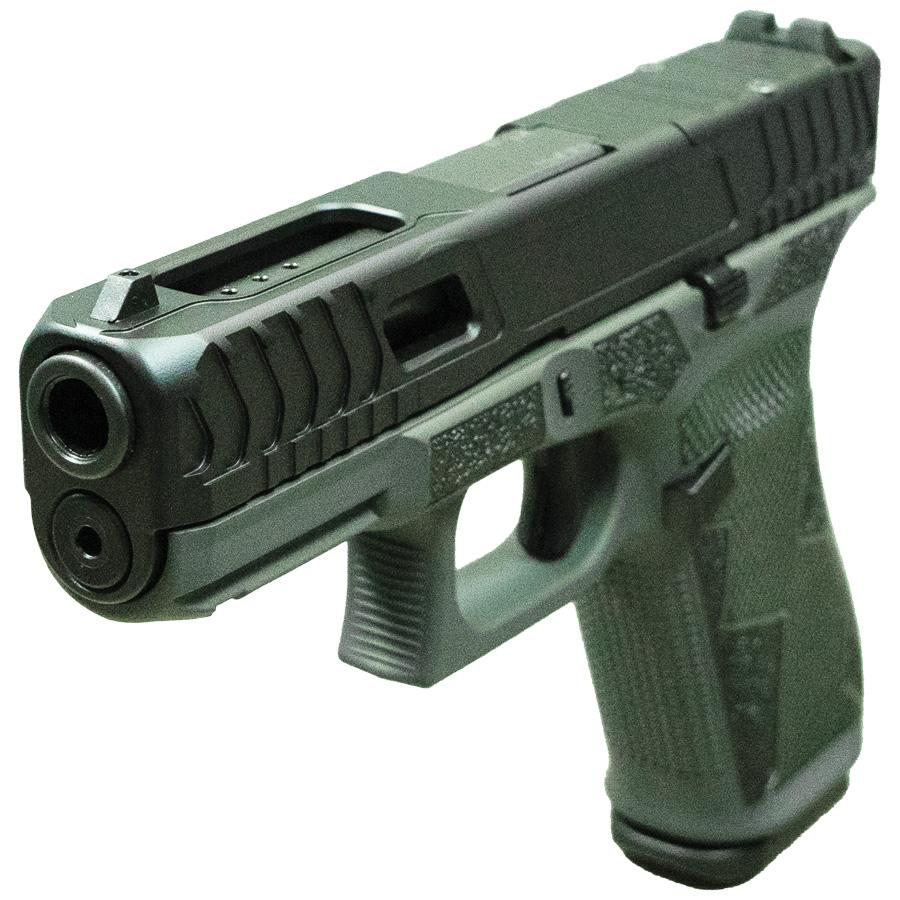 GLOCK 45 (V) 9MM FXD COMM 17RD Kavorka Cerakote - Grey