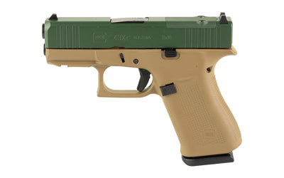 GLOCK 43X, M.O.S., Semi-automatic, Striker Fired, Polymer Frame Pistol