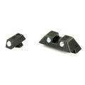 GLOCK GLOCK OEM Night Sights, 6.9mm, For GLOCK Models 20/21/29/30/36/37, Green Dot, Steel