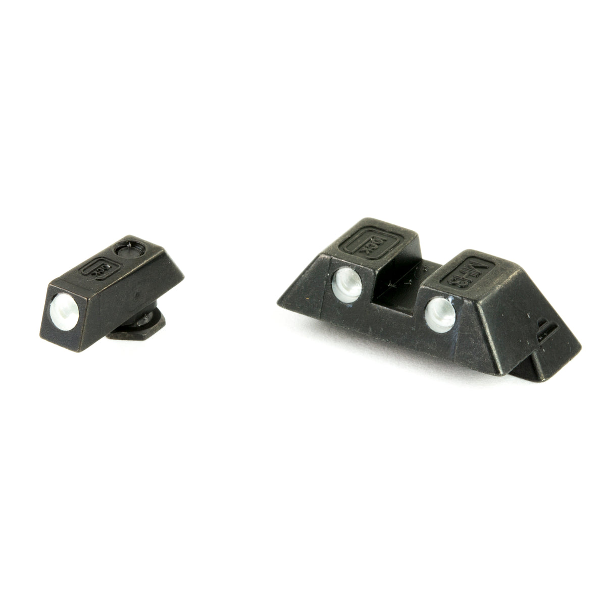GLOCK GLOCK OEM Night Sights, 6.9mm, For GLOCK Models 20/21/29/30/36/37, Green Dot, Steel