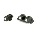 GLOCK Glock OEM Night Sights, 6.1mm Slim, For Glock 42 & 43, Green Dot, Steel