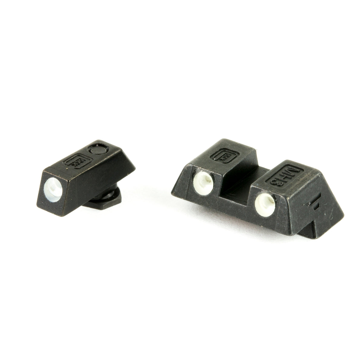 GLOCK Glock OEM Night Sights, 6.1mm Slim, For Glock 42 & 43, Green Dot, Steel