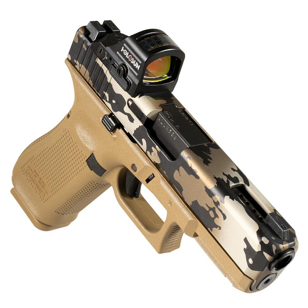 GLOCK 19X (V) 9MM GNS COMM 17RD CAMO PORTED BARREL W/HOLOSUN 507C