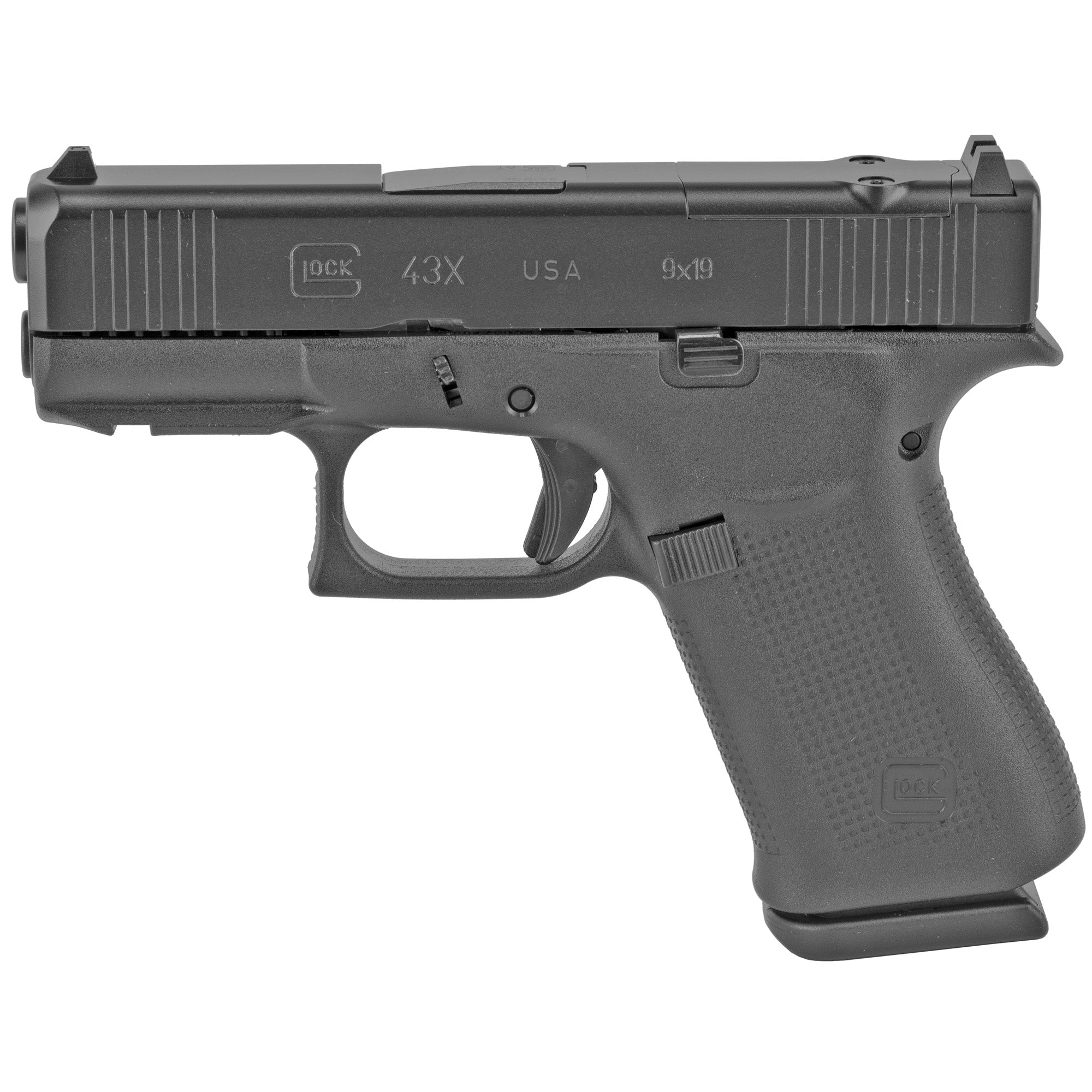 GLOCK 43X, M.O.S, Semi-automatic, Striker Fired, Sub-Compact