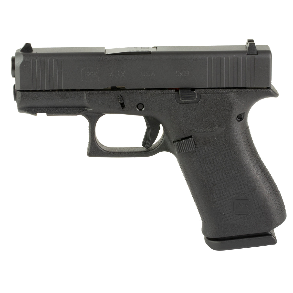 GLOCK 43X - 9MM 3.41" 10rd (nDLC Finish)