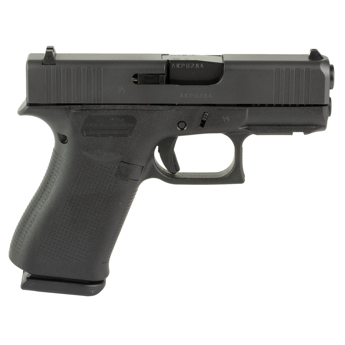 GLOCK 43X - 9MM 3.41" 10rd (nDLC Finish)
