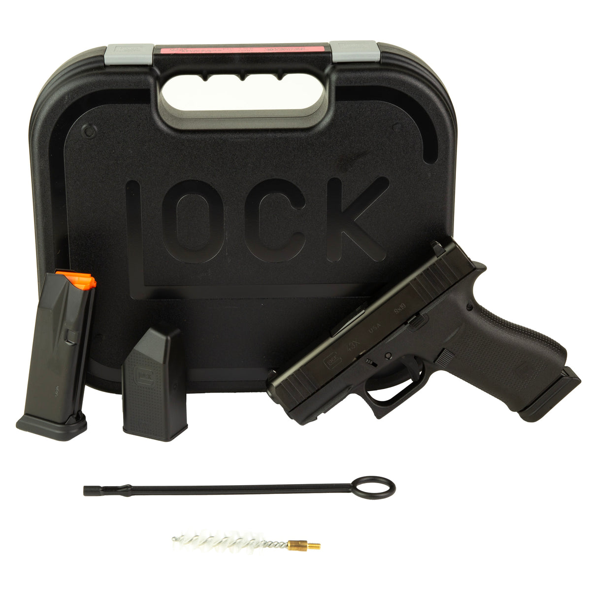 GLOCK 43X, Striker Fired, Semi-automatic, Polymer Frame Pistol, Sub-Compact