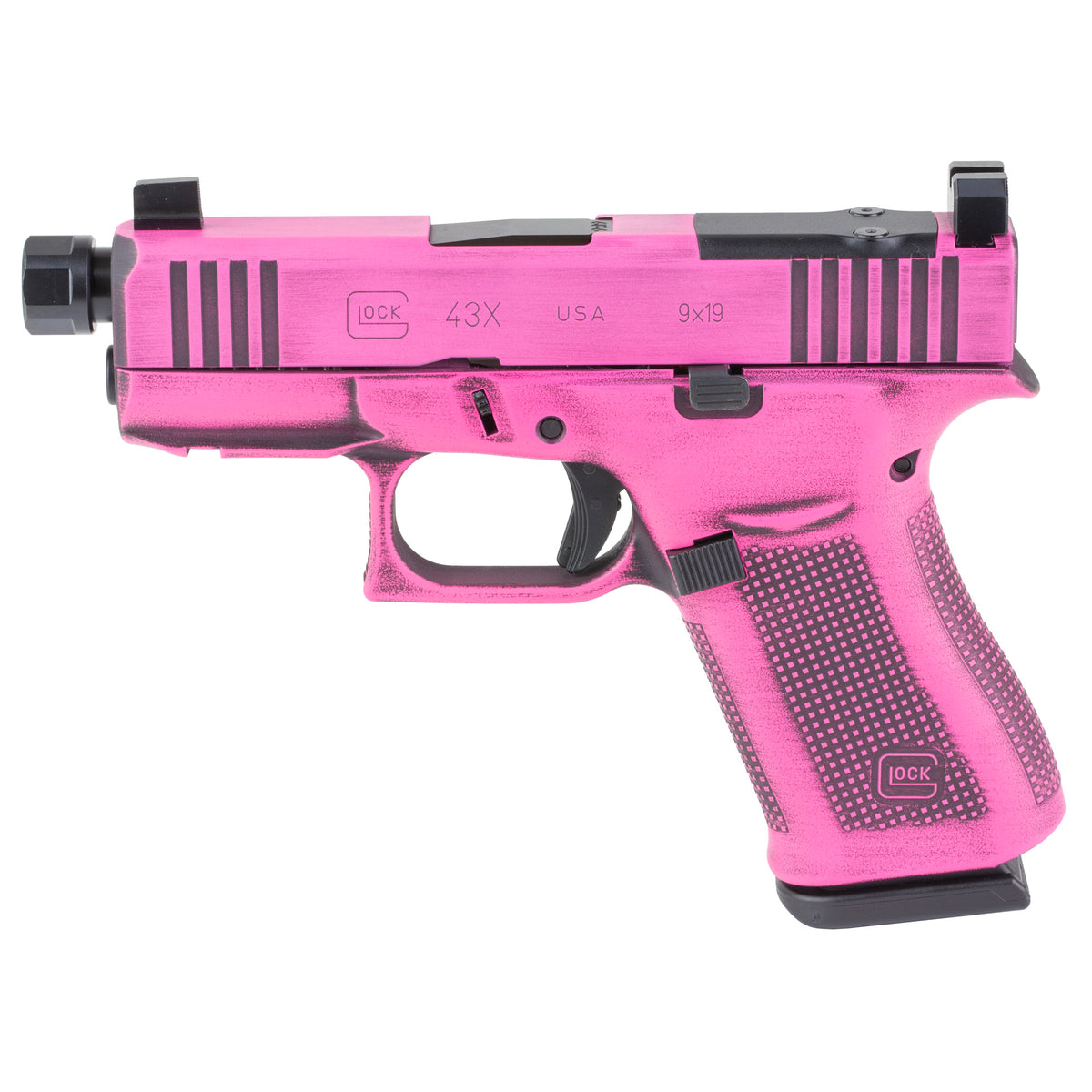 GLOCK 43X M.O.S., Semi-automatic, Striker Fired, Polymer Frame Pistol, Sub-Compact