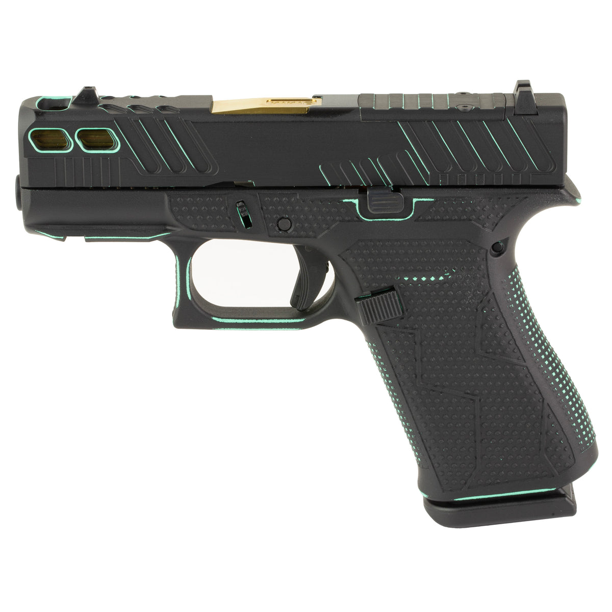GLOCK 43X, Semi-automatic, Striker Fired, Sub-Compact, 9MM