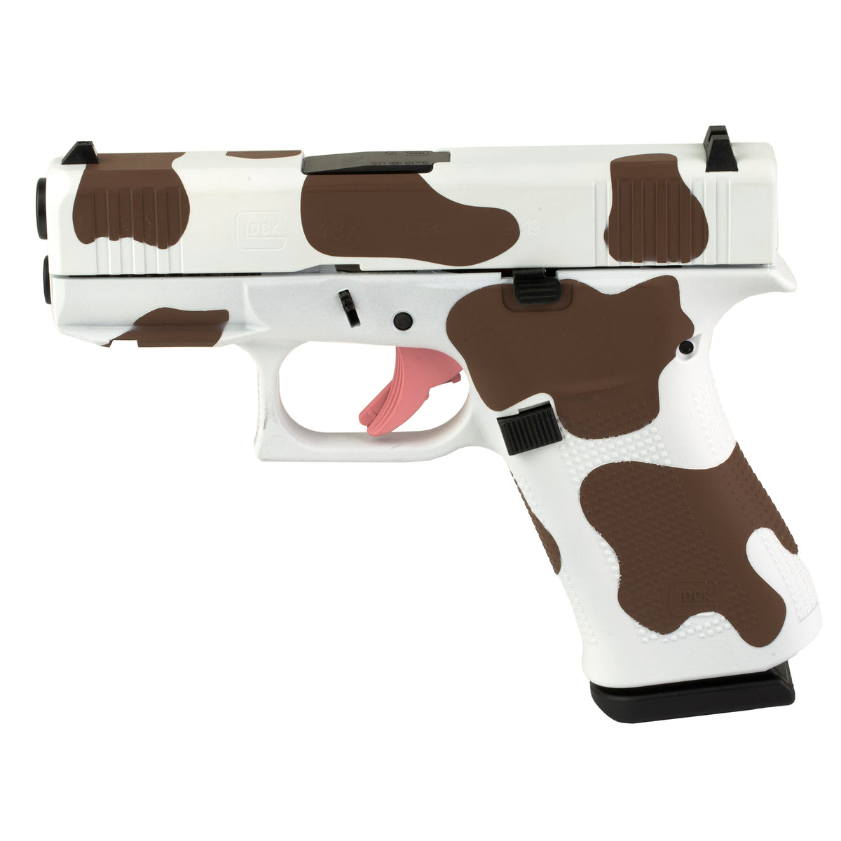 GLOCK 43X, Striker Fired, Semi-automatic, Polymer Frame Pistol, Sub-Compact