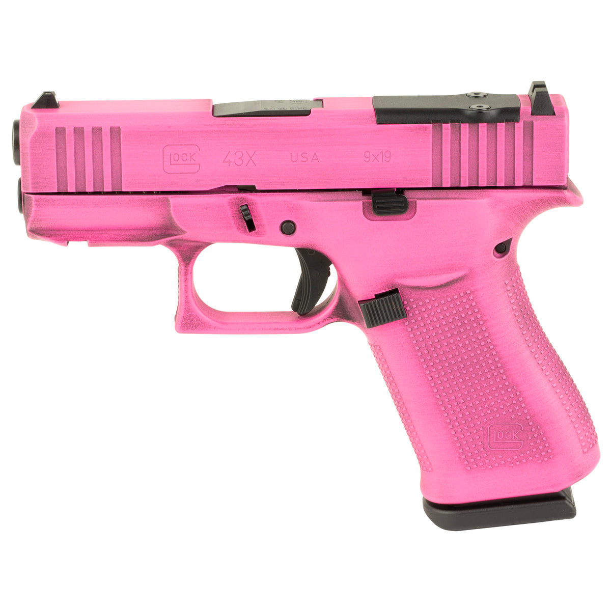 GLOCK 43X, Striker Fired, Semi-automatic, Polymer Frame Pistol, Sub-Compact