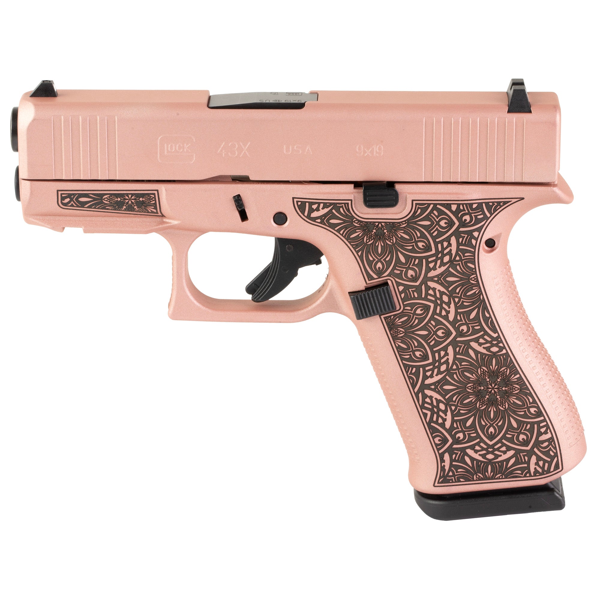 GLOCK 43X, Striker Fired, Semi-automatic, Polymer Frame Pistol, Sub-Compact
