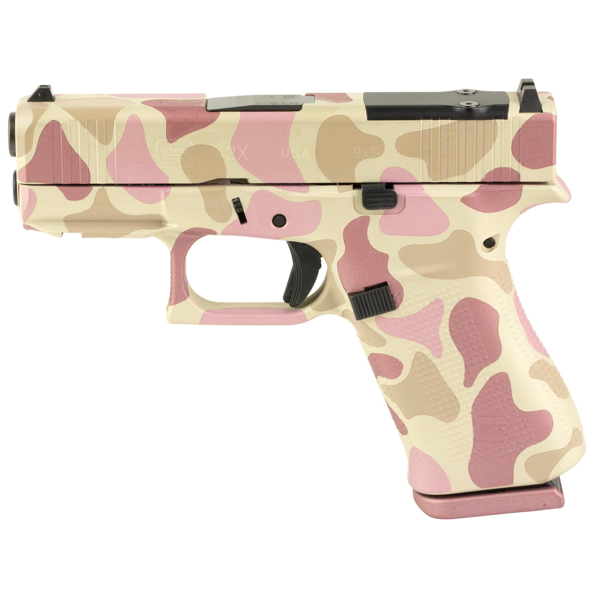 GLOCK 43X M.O.S., Semi-automatic, Striker Fired, Polymer Frame Pistol, Sub-Compact